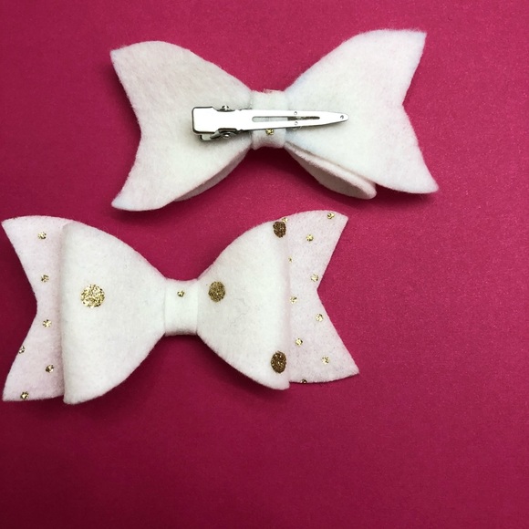 Two felt bows  🎀 lazos de fieltro - Picture 2 of 2